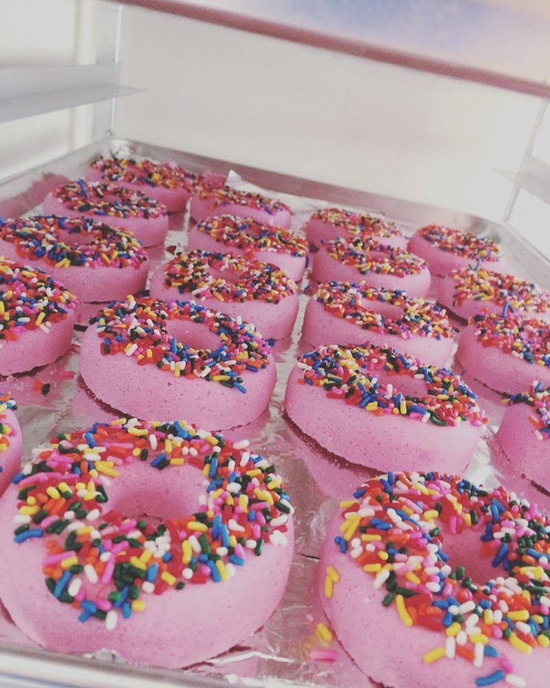 Pink Sugar Bubble Donut