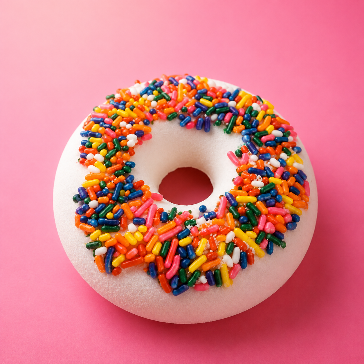Coconut Bubble Donut