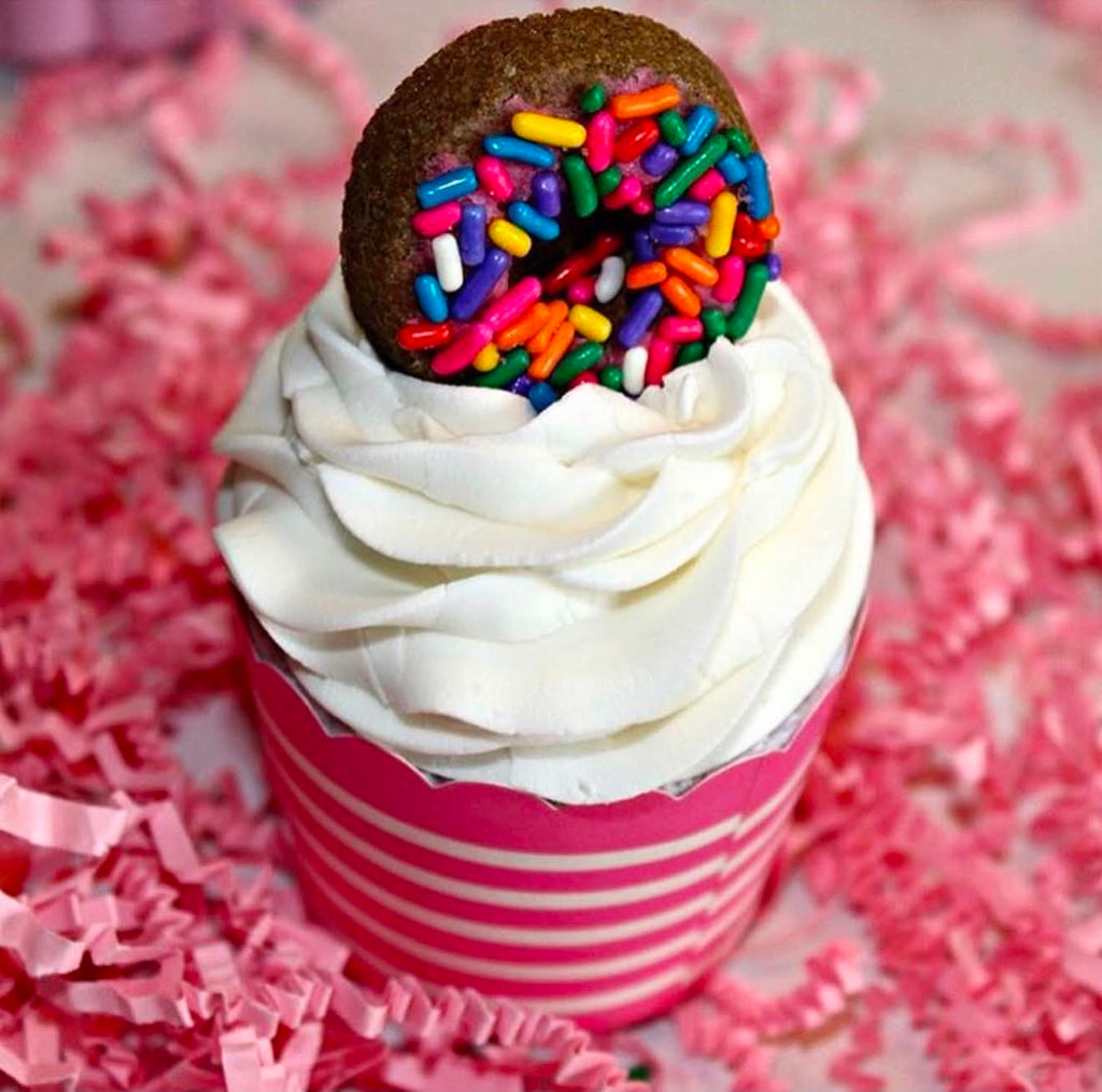 Lavender Vanilla Bubble Cupcake