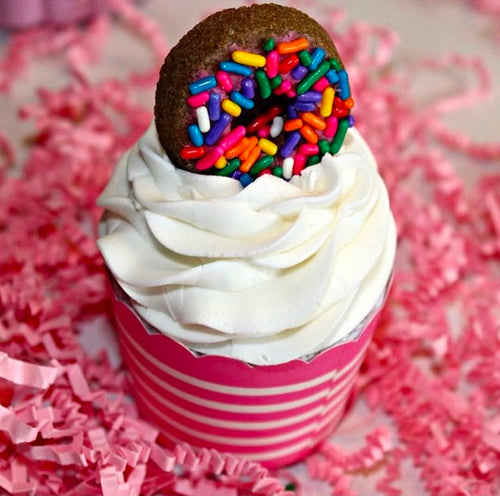Lavender Vanilla Bubble Cupcake
