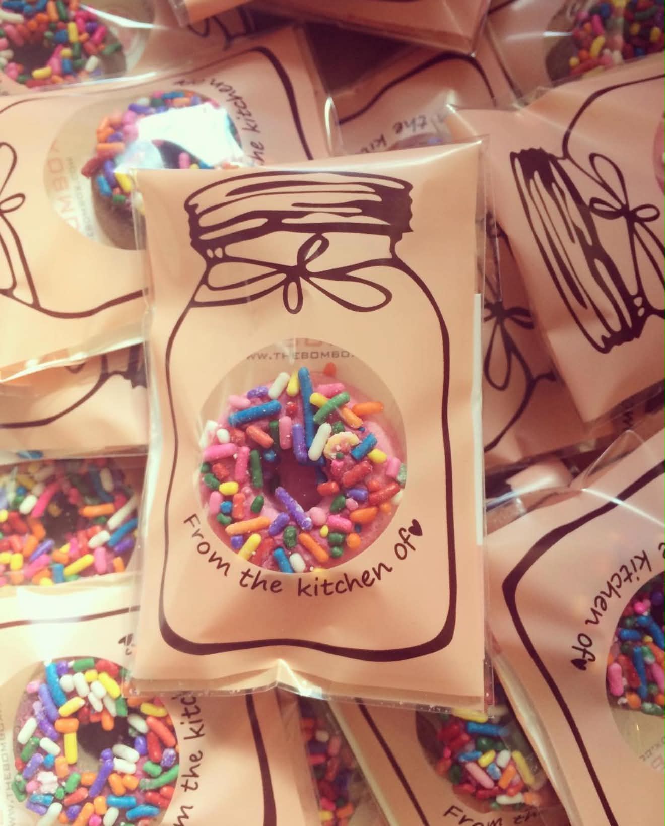 Mini Bubble Donut Foot Soaks